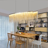 Lysekrone i aluminium & stål – Heine | Nordisk design