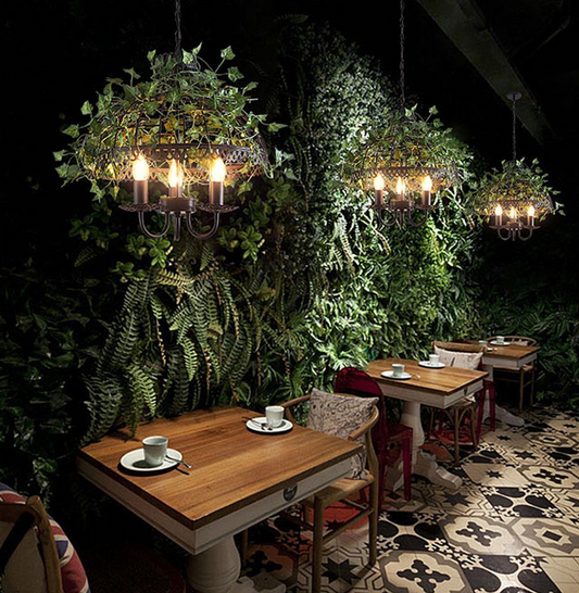 Lysekrone i metal & jern – Hilde | Nordisk design