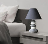 Bordlampe i keramik & stof – Lind | Nordisk design
