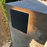 Væglampe i aluminium – Nis | 15 × 15 × 5 cm