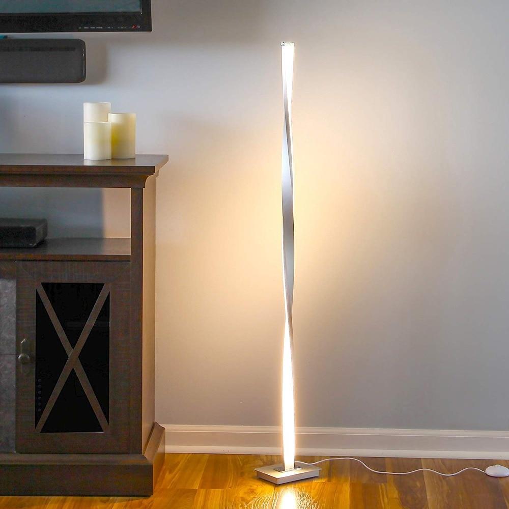 Gulvlampe i jern & metal – Birte | Integreret LED