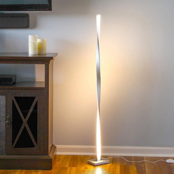 Gulvlampe i jern & metal – Birte | Integreret LED