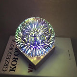 Bordlampe i krystal & glas – Asa | 18 × 18 × 20 cm