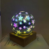 Bordlampe i krystal & glas – Asa | 18 × 18 × 20 cm