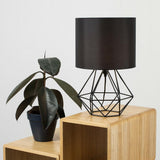 Bordlampe i metal – Duka | Geometrisk ramme