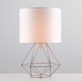 Bordlampe i metal – Duka | Geometrisk ramme