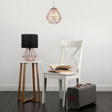 Bordlampe i metal – Duka | Geometrisk ramme