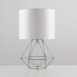 Bordlampe i metal – Duka | Geometrisk ramme