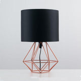 Bordlampe i metal – Duka | Geometrisk ramme