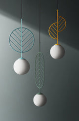 Pendellampe i jern & metal – Eik | Nordisk design