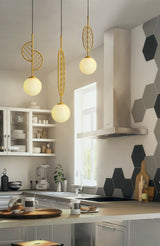Pendellampe i jern & metal – Eik | Nordisk design