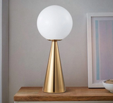 Bordlampe i metal & glas – Orre | 20 × 48 cm