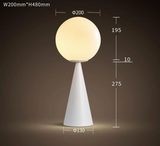 Bordlampe i metal & glas – Orre | 20 × 48 cm