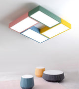 Loftlampe i aluminium & træ – Gunda | Integreret LED