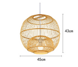 Pendellampe i bambus & træ – Liv | Nordisk design