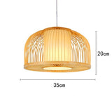 Pendellampe i bambus & træ – Liv | Nordisk design