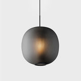Pendel i matteret glas med lanterneform – retro hængelampe