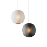 Pendel i matteret glas med lanterneform – retro hængelampe