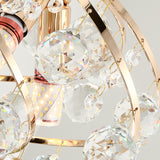 Loftlampe i glas med spiralform – retro loftbelysning