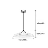 LED-pendel med skålform – moderne hængelampe
