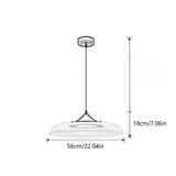LED-pendel med skålform – moderne hængelampe