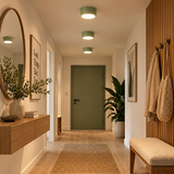 Loftlampe i aluminium – ultratynd rund plafond til lave lofter