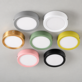 Loftlampe i aluminium – ultratynd rund plafond til lave lofter