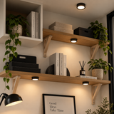 Loftlampe i aluminium – ultratynd rund plafond til lave lofter