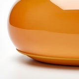 Bordlampe i glas med donutform