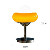 Bordlampe i glas – vintage bauhaus