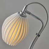 Bordlampe i riflet keramik – vintage