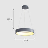 LED-pendel med riflet ringform – hængelampe