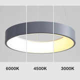 LED-pendel med riflet ringform – hængelampe