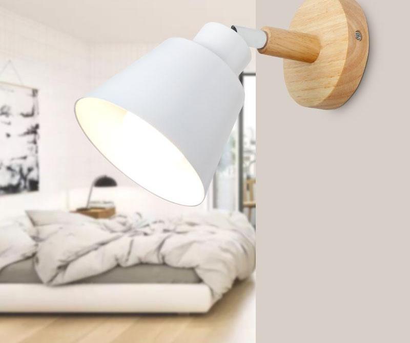 Væglampe i jern & træ – Inga | Nordisk design